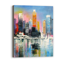 Load image into Gallery viewer, City Hand Painted Oil Painting / Canvas Wall Art UK HD07094
