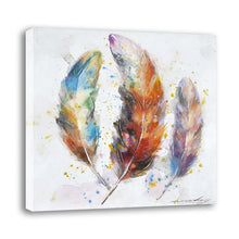Load image into Gallery viewer, Feather Hand Painted Oil Painting / Canvas Wall Art UK HD07095
