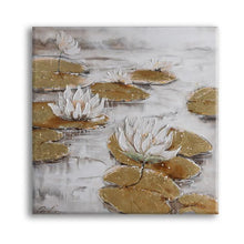 Load image into Gallery viewer, Lotus Hand Painted Oil Painting / Canvas Wall Art UK HD07011
