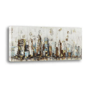 City Hand Painted Oil Painting / Canvas Wall Art UK HD07116