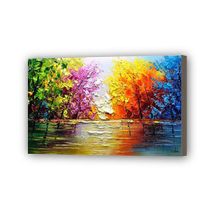 Forest Hand Painted Oil Painting / Canvas Wall Art UK HD07143