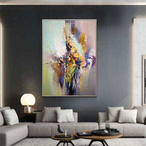 Abstract Hand Painted Oil Painting / Canvas Wall Art UK HD07145