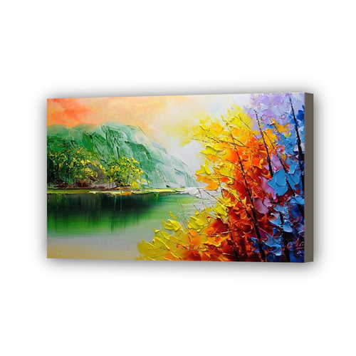 Forest Hand Painted Oil Painting / Canvas Wall Art UK HD07149
