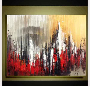 Abstract Hand Painted Oil Painting / Canvas Wall Art UK HD07151