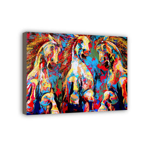 Horse Hand Painted Oil Painting / Canvas Wall Art HD07179