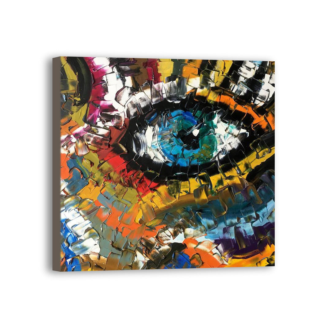 2020 Eye Hand Painted Oil Painting / Canvas Wall Art UK HD07193