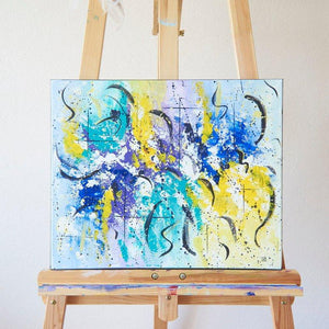 Abstract Hand Painted Oil Painting / Canvas Wall Art UK HD07204