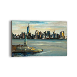City Hand Painted Oil Painting / Canvas Wall Art UK HD07219