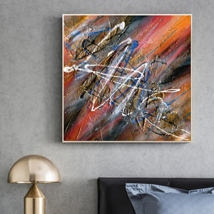Abstract Hand Painted Oil Painting / Canvas Wall Art HD07247