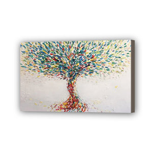 Tree Hand Painted Oil Painting / Canvas Wall Art UK HD07260