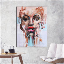 Load image into Gallery viewer, Woman Hand Painted Oil Painting / Canvas Wall Art HD07327
