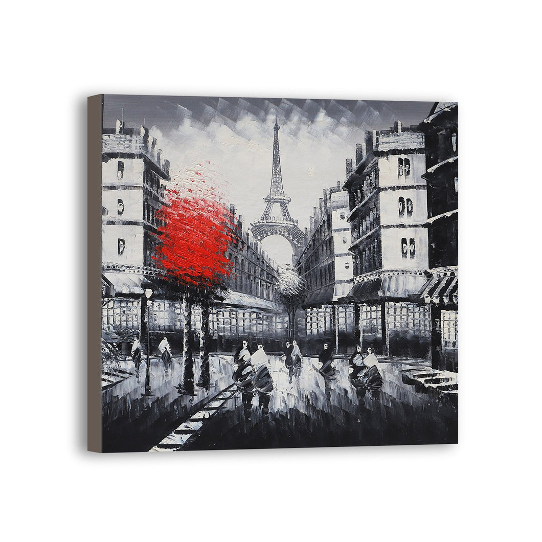 2020 Eiffel Tower Hand Painted Oil Painting / Canvas Wall Art UK HD07335