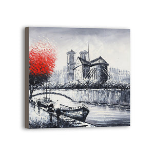 Boat Hand Painted Oil Painting / Canvas Wall Art UK HD07339