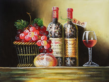 Load image into Gallery viewer, Wine Hand Painted Oil Painting / Canvas Wall Art UK HD07351

