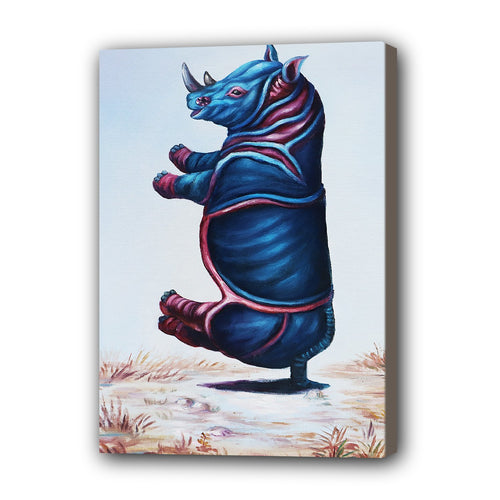 Bull Hand Painted Oil Painting / Canvas Wall Art UK HD07352