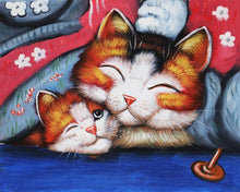 Load image into Gallery viewer, Cat Hand Painted Oil Painting / Canvas Wall Art UK HD07371
