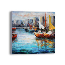 Load image into Gallery viewer, Boat Hand Painted Oil Painting / Canvas Wall Art UK HD07380
