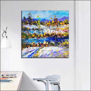 Abstract Hand Painted Oil Painting / Canvas Wall Art HD07386