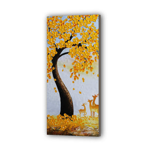 Tree Hand Painted Oil Painting / Canvas Wall Art UK HD07388