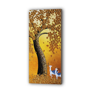 Tree Hand Painted Oil Painting / Canvas Wall Art UK HD07389