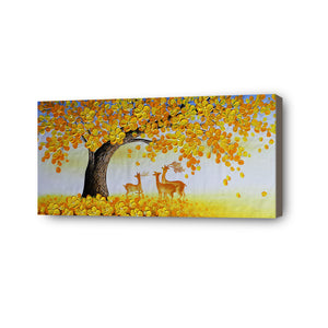 Tree Hand Painted Oil Painting / Canvas Wall Art HD07390