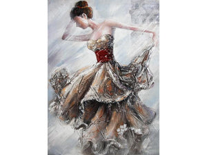 Dancer Hand Painted Oil Painting / Canvas Wall Art UK HD07450