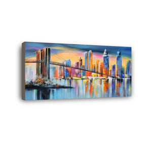 Bridge Hand Painted Oil Painting / Canvas Wall Art HD07459