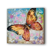 Load image into Gallery viewer, Butterfly Hand Painted Oil Painting / Canvas Wall Art UK HD07466

