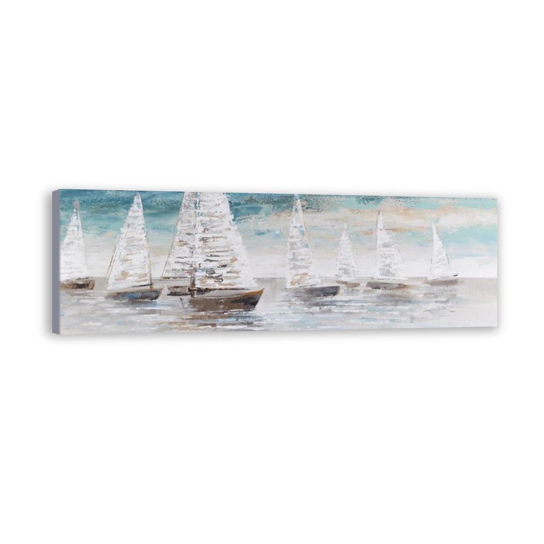 Boat Hand Painted Oil Painting / Canvas Wall Art UK HD07481