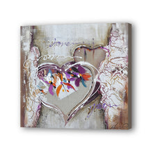 Load image into Gallery viewer, Heart Hand Painted Oil Painting / Canvas Wall Art HD07484
