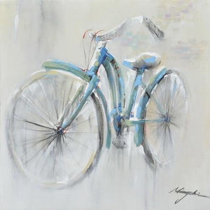 Bicycle Hand Painted Oil Painting / Canvas Wall Art UK HD07485