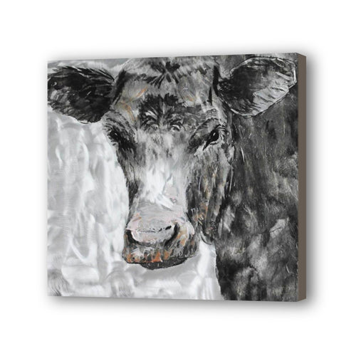 Bull Hand Painted Oil Painting / Canvas Wall Art UK HD07488