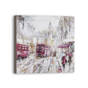 Bus Hand Painted Oil Painting / Canvas Wall Art UK HD07491