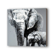 Load image into Gallery viewer, Elephant Hand Painted Oil Painting / Canvas Wall Art UK HD07496
