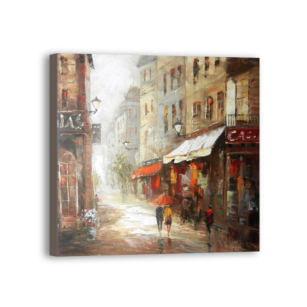 Street Hand Painted Oil Painting / Canvas Wall Art UK HD07501