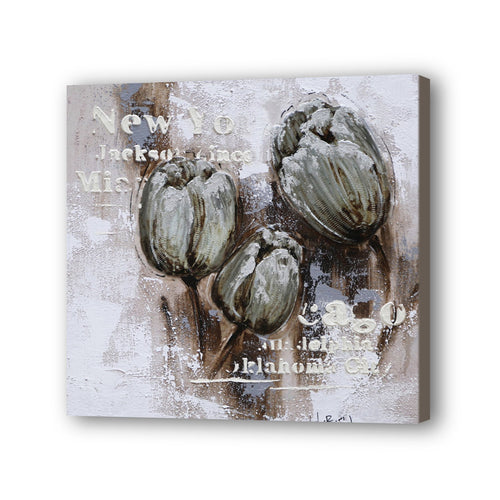 Flower Hand Painted Oil Painting / Canvas Wall Art UK HD07502