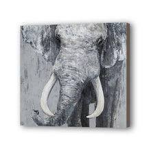 Load image into Gallery viewer, Elephant Hand Painted Oil Painting / Canvas Wall Art UK HD07507
