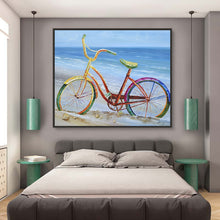 Load image into Gallery viewer, Bicycle Hand Painted Oil Painting / Canvas Wall Art HD07524
