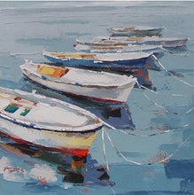 Load image into Gallery viewer, Boat Hand Painted Oil Painting / Canvas Wall Art UK HD07525
