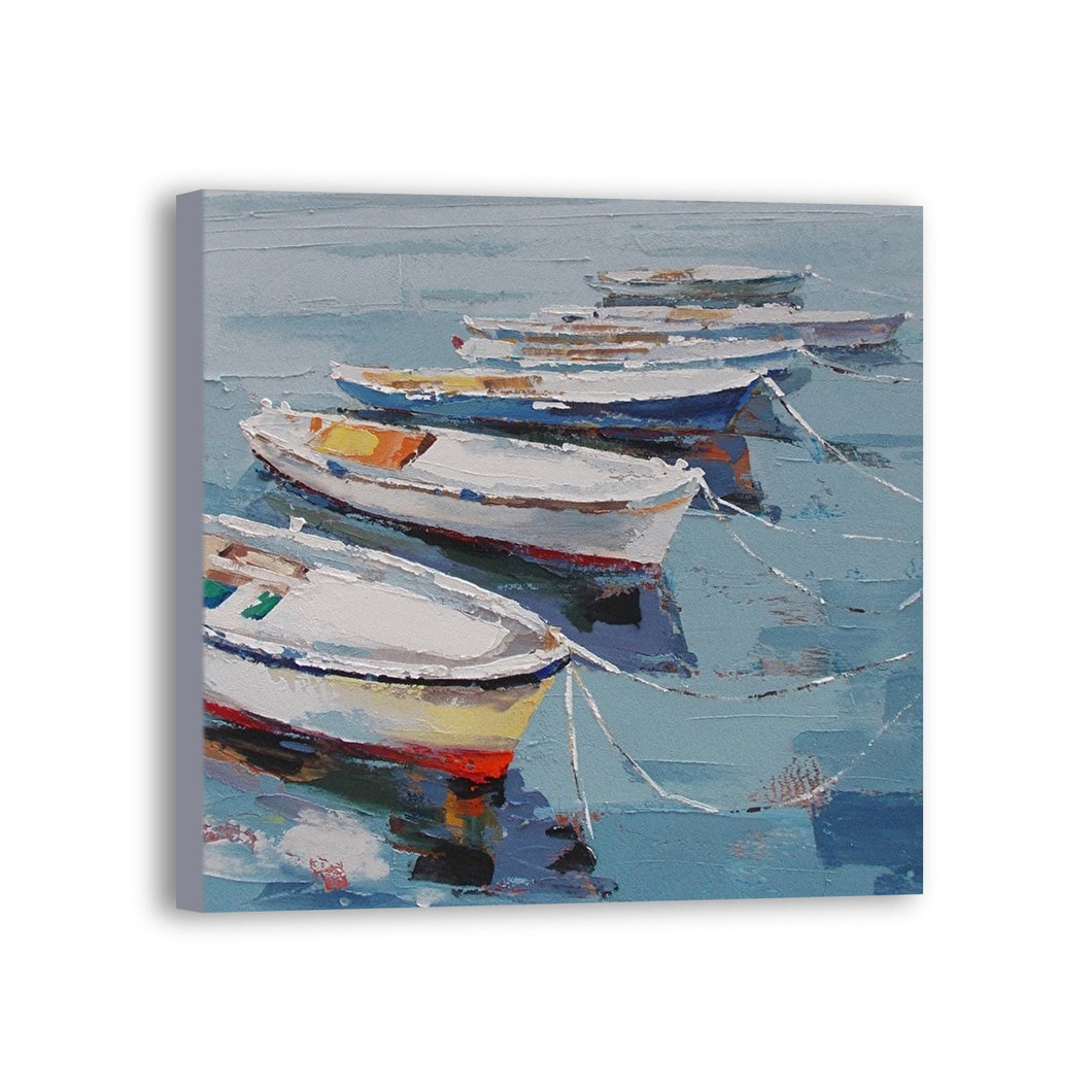 Boat Hand Painted Oil Painting / Canvas Wall Art UK HD07525
