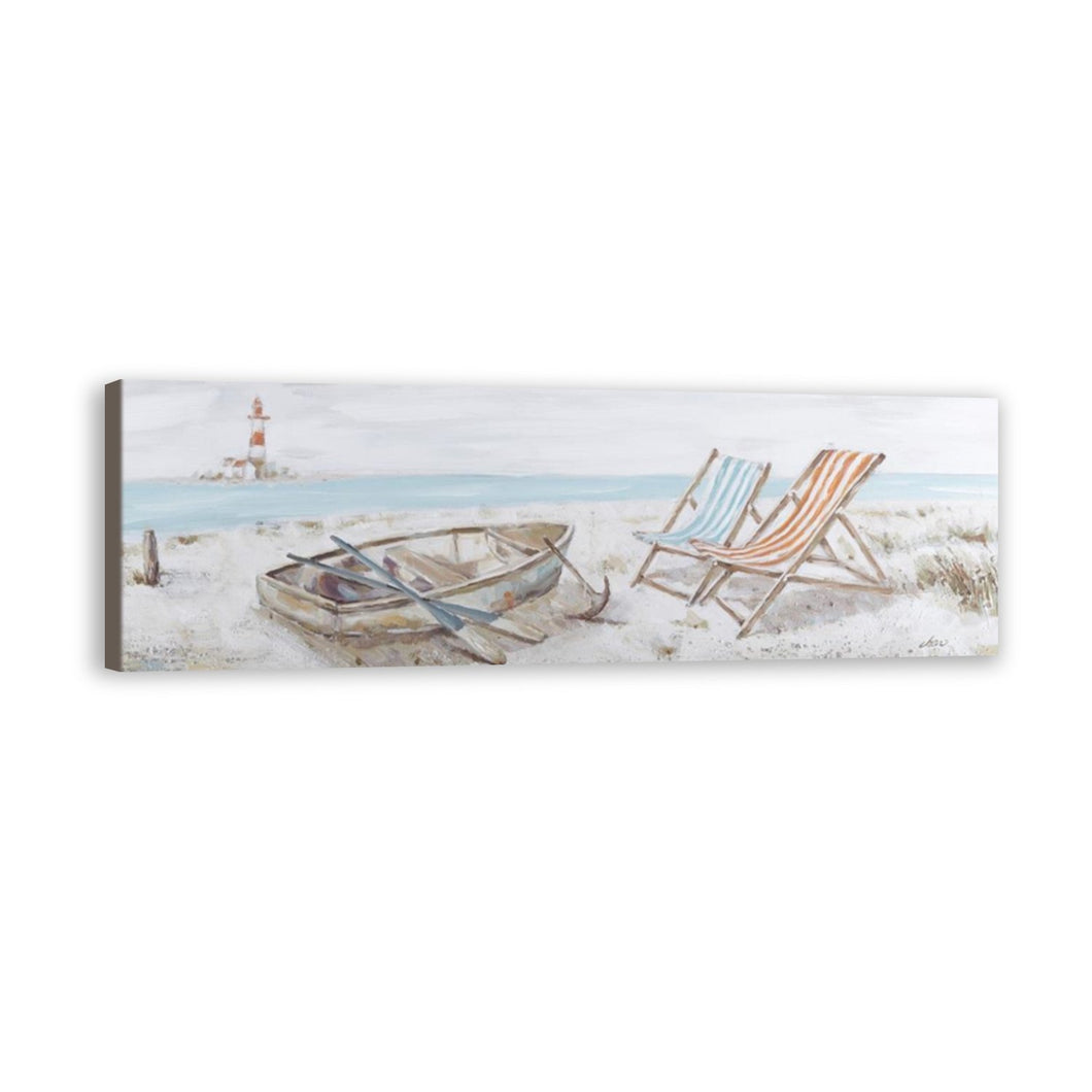 Boat Hand Painted Oil Painting / Canvas Wall Art UK HD07529