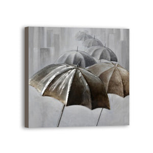 Umbrella Hand Painted Oil Painting / Canvas Wall Art UK HD07538
