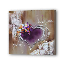 Load image into Gallery viewer, Heart Hand Painted Oil Painting / Canvas Wall Art HD07539

