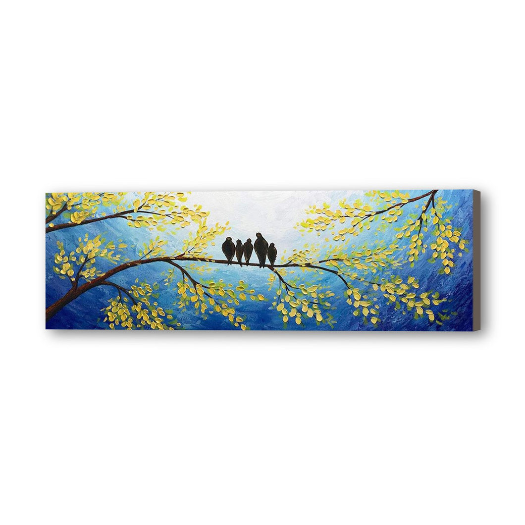 Tree Hand Painted Oil Painting / Canvas Wall Art UK HD07576