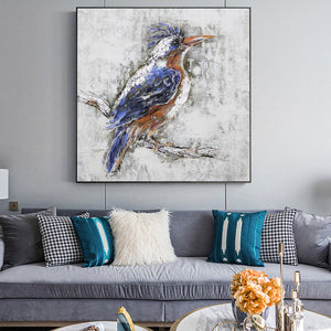 Bird Hand Painted Oil Painting / Canvas Wall Art HD07585