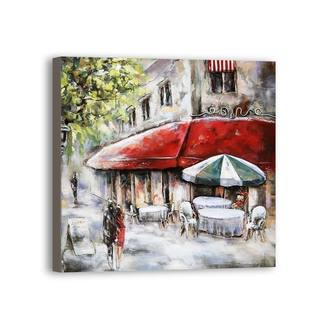 Street Hand Painted Oil Painting / Canvas Wall Art UK HD07597