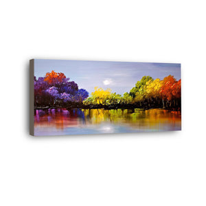 Forest Hand Painted Oil Painting / Canvas Wall Art HD07616