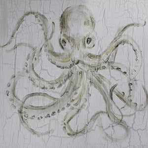 Octopus Hand Painted Oil Painting / Canvas Wall Art UK HD07670