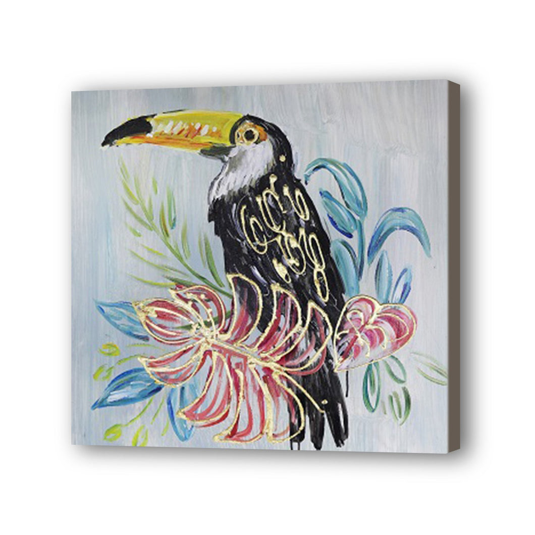 Bird Hand Painted Oil Painting / Canvas Wall Art UK HD07678