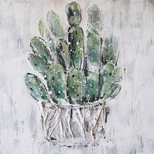 Load image into Gallery viewer, Cactus Hand Painted Oil Painting / Canvas Wall Art UK HD07688
